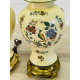 Vintage 1970s Ceramic Urn Style Table Lamps by Nathan Lagin, Pair