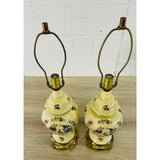 Vintage 1970s Ceramic Urn Style Table Lamps by Nathan Lagin, Pair