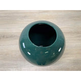 Vintage 1970s Haeger Green Ceramic Vase