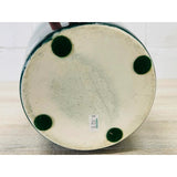 Vintage 1970s Haeger Green Ceramic Vase
