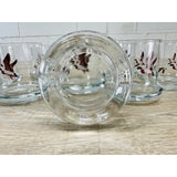 Vintage 1970s Pheasant Glass Tumblers, Set of 8