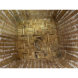 Vintage 1970s Round Wicker Catch-All Basket