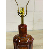 Vintage Frederick Cooper Asian-Style Wood Table Lamps, Pair