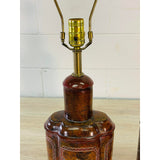 Vintage Frederick Cooper Asian-Style Wood Table Lamps, Pair