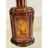 Vintage Frederick Cooper Asian-Style Wood Table Lamps, Pair