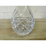 Vintage Tall Crystal Round Glass Decanter