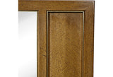 1960s Pecan Wood Framed Mirror