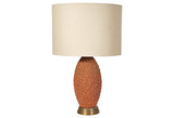 Vintage Mid Century Textured Table Lamp