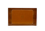 1950s Wood & Leather Serving Tray