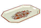 Fruit Painted Handled Serving Tray