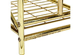 Gilt Metal Magazine Rack