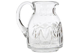 1950s Wheel Cut Glass Pitcher