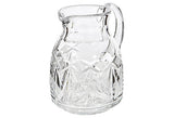 1950s Wheel Cut Glass Pitcher