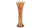 1930s Iridescent Swirl Glass Vase