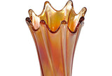 1930s Iridescent Swirl Glass Vase