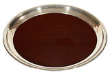 1960s Round Laminate Serving Tray