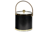 1970s Black & Gilt Ice Bucket