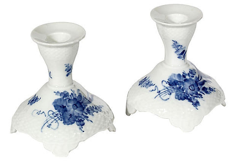 Royal Copenhagen Candleholders, Pair