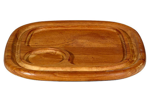 1960s Dansk Square Teak Server