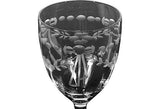 1950s Laurel & Bow Etched Wine Stems, Set of 9