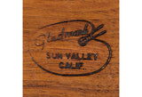 1960s Handled Walnut Wood Server