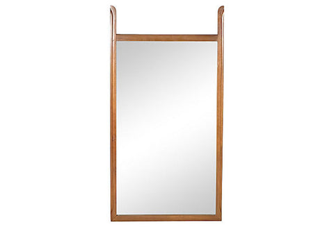 1960s Wall Mirror with Extended Sides