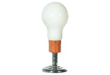 1960s Lightbulb Table Lamp on Chrome Stand