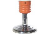 1960s Lightbulb Table Lamp on Chrome Stand