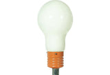 1960s Lightbulb Table Lamp on Chrome Stand