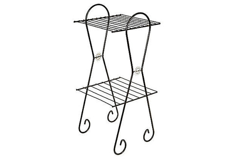 mid century modern wire metal table