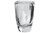 1960s Orrefors Etched Glass Vase