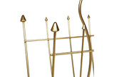 1960s Gilt Atomic Style Magazine Holder