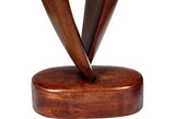 1960s Walnut Hand Carved Sculpture