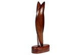 1960s Walnut Hand Carved Sculpture