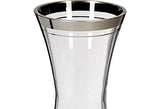 Silver Glass Wine Carafe