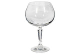 mid century modern lenox glass goblet