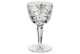 1950s Small Wheel Cut Glass Stems, Set of 6