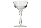 Art Deco Tall Wheel Cut Coupes, Set of 8