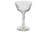 Art Deco Tall Wheel Cut Coupes, Set of 8