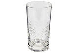 1960s Cut Line Glass Tumblers, Set of 11