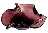 Italian Murano Bullicante Glass Bowl