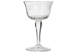 1950s Wheat Etched Wine Stems, Set of 11