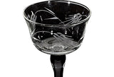 1950s Wheat Etched Wine Stems, Set of 11