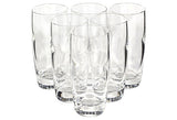Clear Glass Cocktail Tumblers, Set of 6