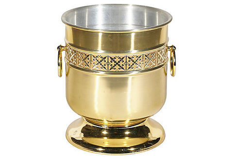 Kromex Gilt Metal Champagne Bucket