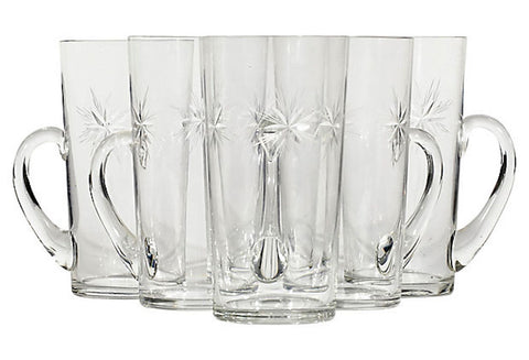 1950s Cut Star Handled Mugs
