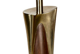 1960s Laurel Sculptural Metal Table Lamp
