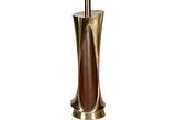1960s Laurel Sculptural Metal Table Lamp