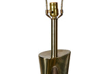 1960s Laurel Sculptural Metal Table Lamp