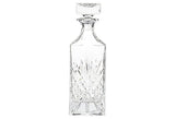 1950s Diamond Pattern Glass Decanter